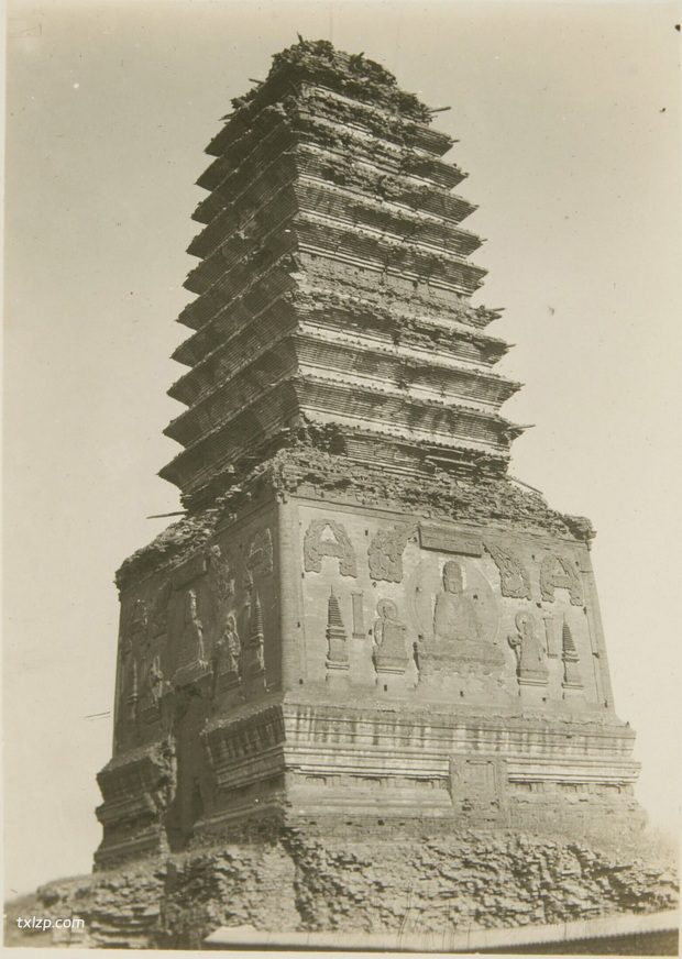 1933年朝阳老照片 北票及朝阳城南塔北塔历史风貌插图14