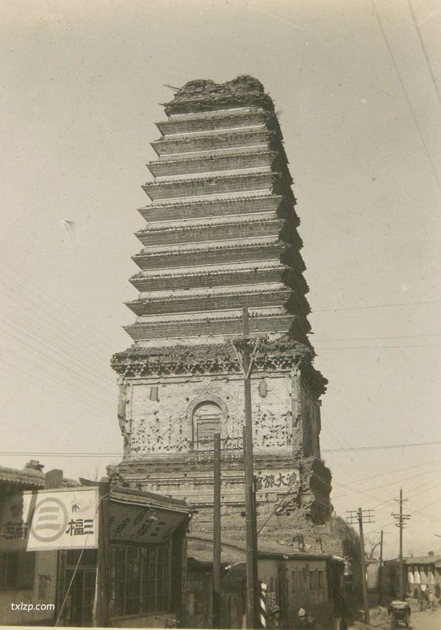 1933年朝阳老照片 北票及朝阳城南塔北塔历史风貌插图16