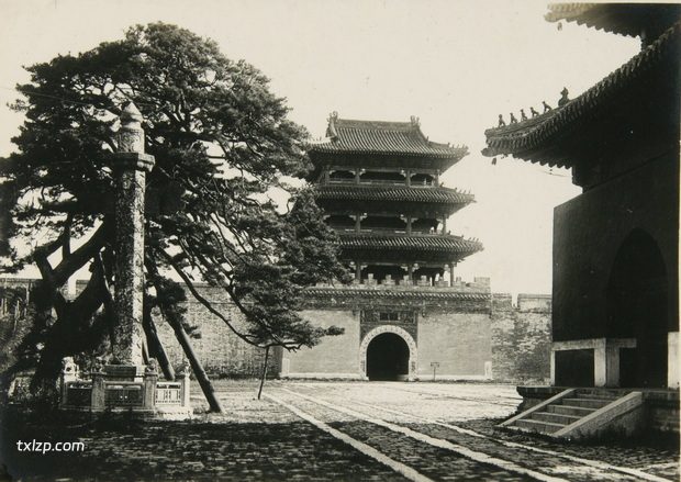 1934年沈阳老照片 奉天清昭陵内外建筑历史风貌插图6