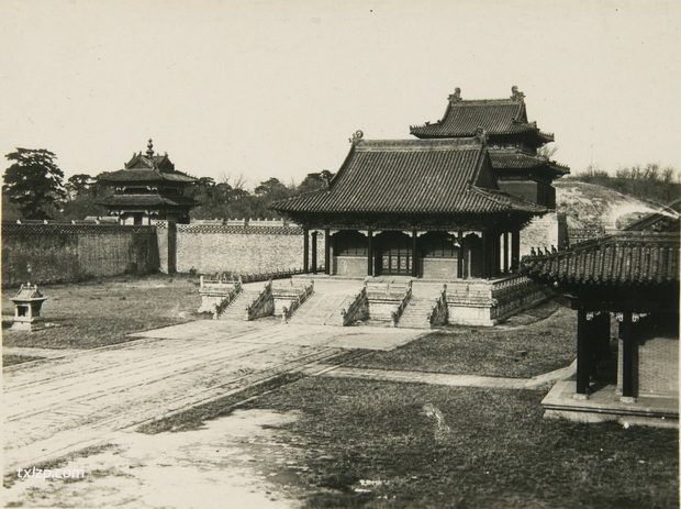 1934年沈阳老照片 奉天清昭陵内外建筑历史风貌插图8