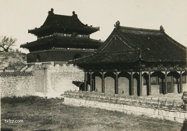 1934年沈阳老照片 奉天清昭陵内外建筑历史风貌插图9
