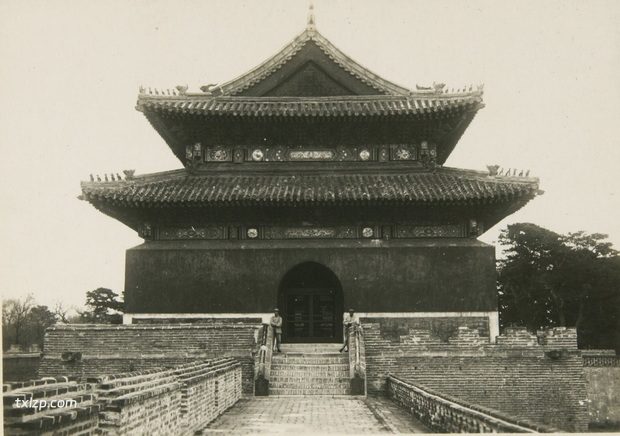1934年沈阳老照片 奉天清昭陵内外建筑历史风貌插图10