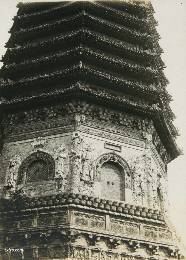 1934年北京老照片 北京城内外及万寿山的寺庙宝塔历史风貌插图6