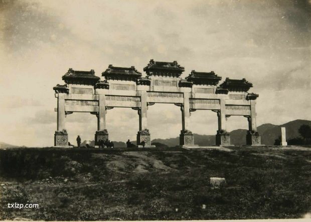 1936年北京老照片 民国时期明十三陵各处景观影像插图2
