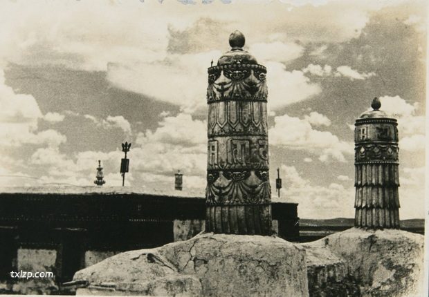 1936年乌兰浩特老照片 一场葛根庙会及跳查玛历史影像插图16